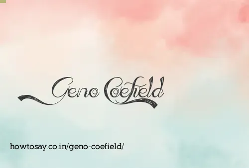 Geno Coefield