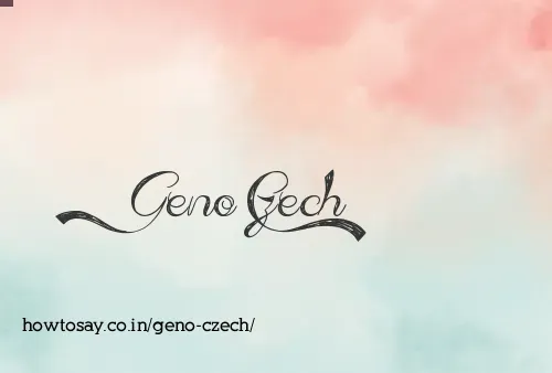 Geno Czech