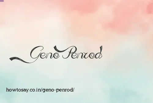 Geno Penrod