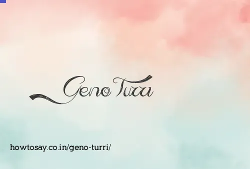 Geno Turri