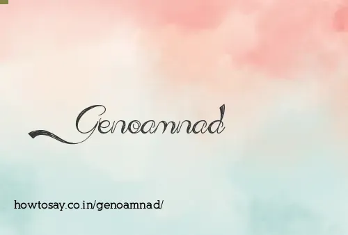 Genoamnad