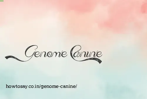 Genome Canine
