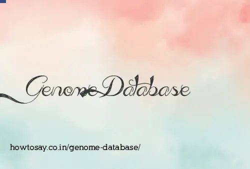 Genome Database