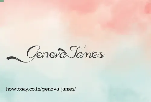 Genova James