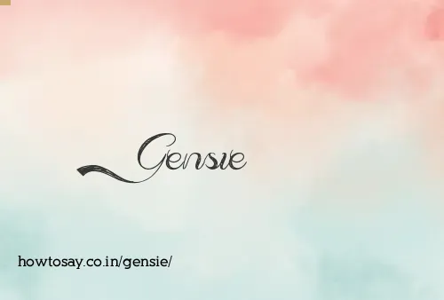 Gensie