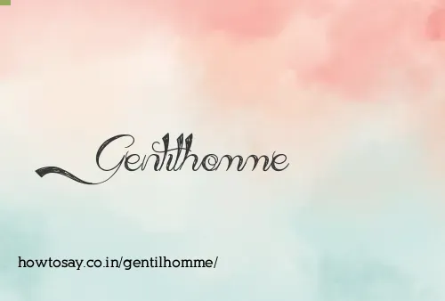 Gentilhomme