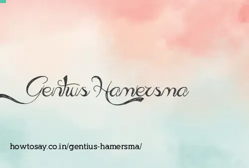 Gentius Hamersma