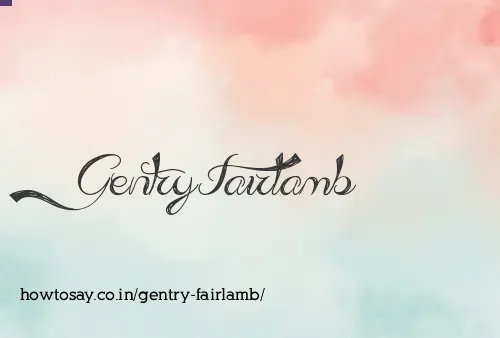 Gentry Fairlamb