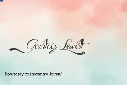 Gentry Lovett