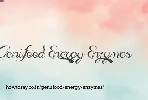 Genufood Energy Enzymes