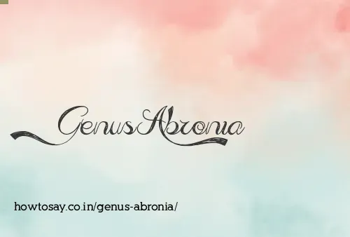 Genus Abronia
