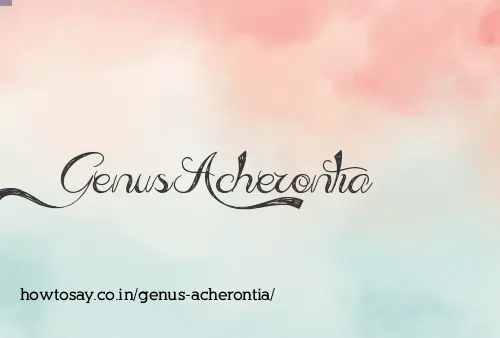 Genus Acherontia
