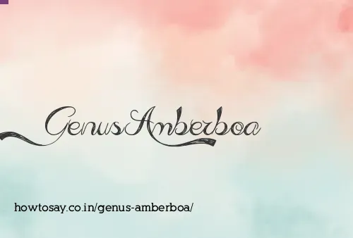 Genus Amberboa