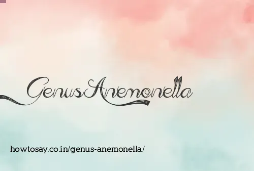 Genus Anemonella
