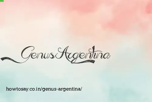 Genus Argentina