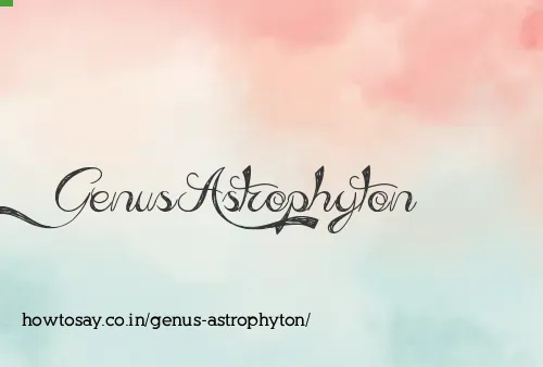 Genus Astrophyton