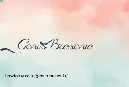 Genus Brasenia