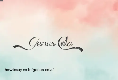 Genus Cola