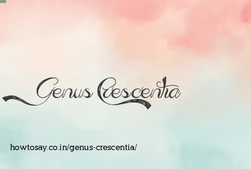 Genus Crescentia