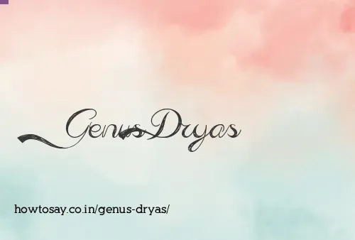 Genus Dryas