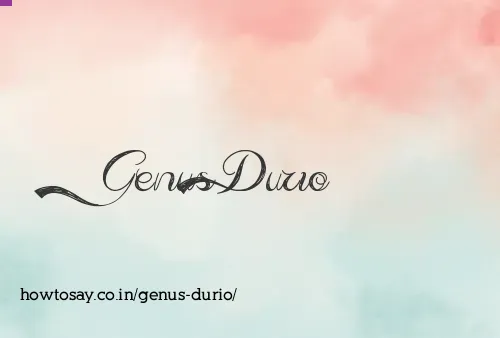 Genus Durio