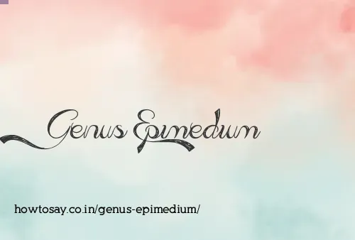 Genus Epimedium