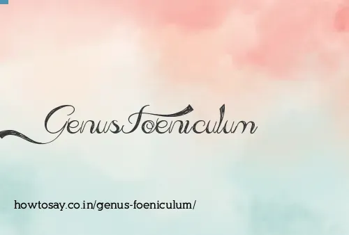 Genus Foeniculum