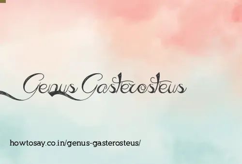 Genus Gasterosteus