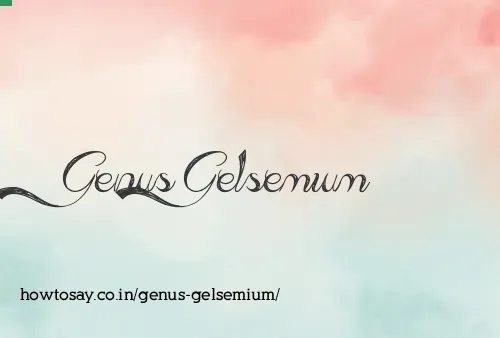Genus Gelsemium