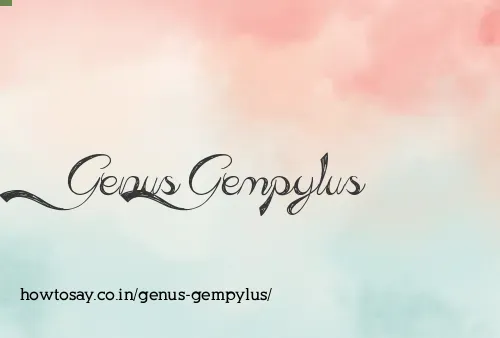 Genus Gempylus