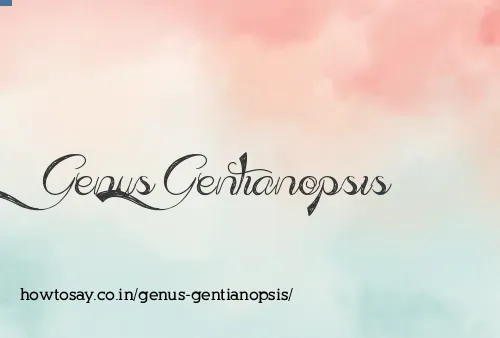 Genus Gentianopsis