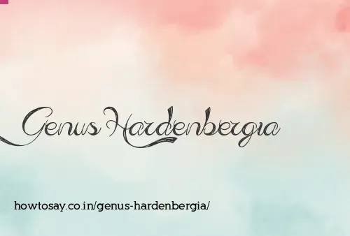 Genus Hardenbergia