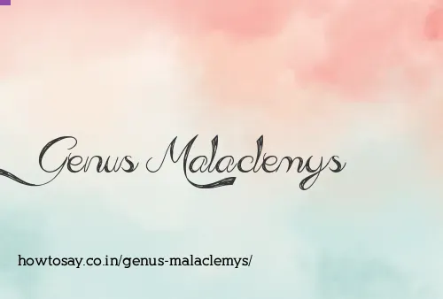 Genus Malaclemys