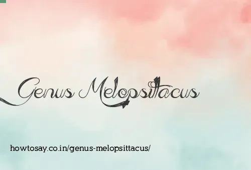 Genus Melopsittacus