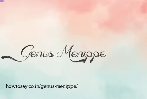 Genus Menippe