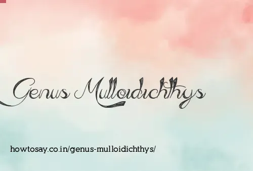 Genus Mulloidichthys
