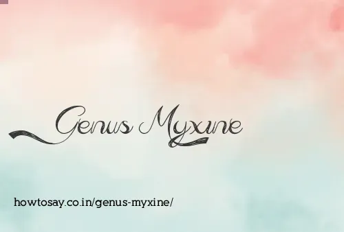 Genus Myxine