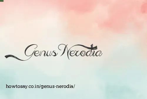 Genus Nerodia