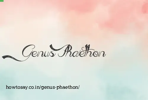 Genus Phaethon