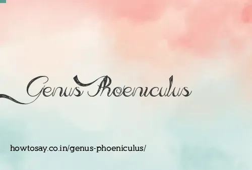 Genus Phoeniculus