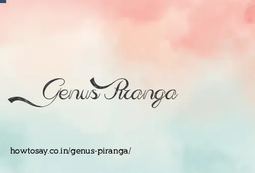 Genus Piranga