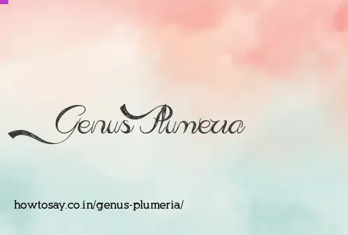 Genus Plumeria