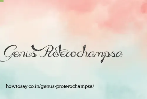 Genus Proterochampsa