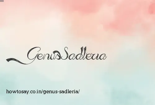 Genus Sadleria