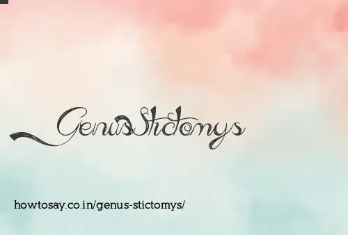 Genus Stictomys