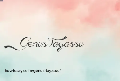 Genus Tayassu
