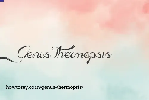 Genus Thermopsis