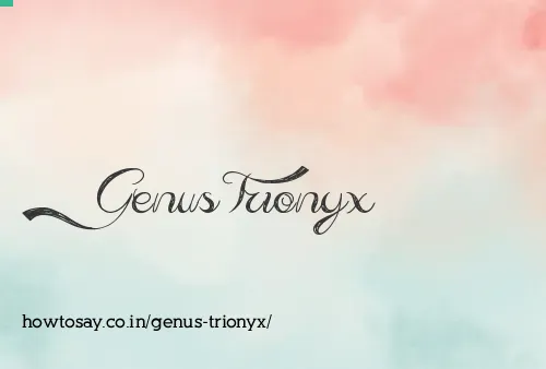 Genus Trionyx