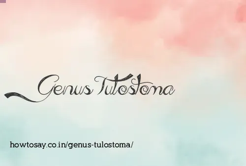 Genus Tulostoma
