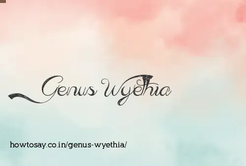 Genus Wyethia